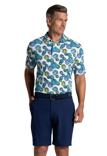 Medusa Print Short Sleeve Polo – 94171 (Modern Fit)